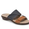 Online ABRIA Navy Tan Abria Navy Tan